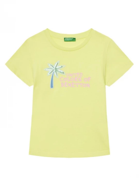 Obrázek produktu United Colors Of Benetton T-Shirt 3I1XG10JB Žlutá Regular Fit