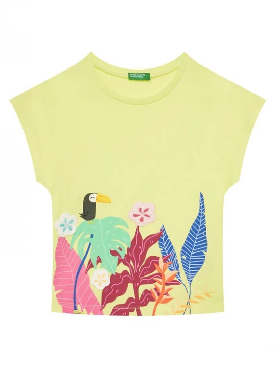 Obrázek produktu United Colors Of Benetton T-Shirt 3I1XG10JH Žlutá Regular Fit