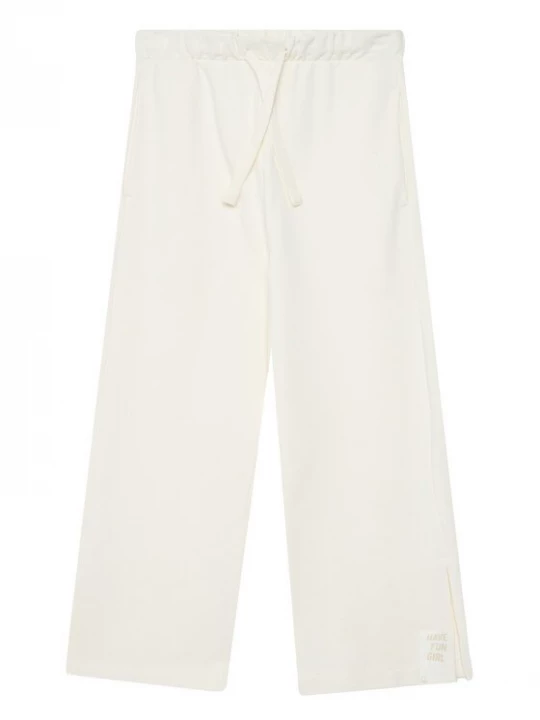 Obrázek produktu United Colors Of Benetton Teplákové kalhoty 3NBMCF06K Écru Relaxed Fit Krémová