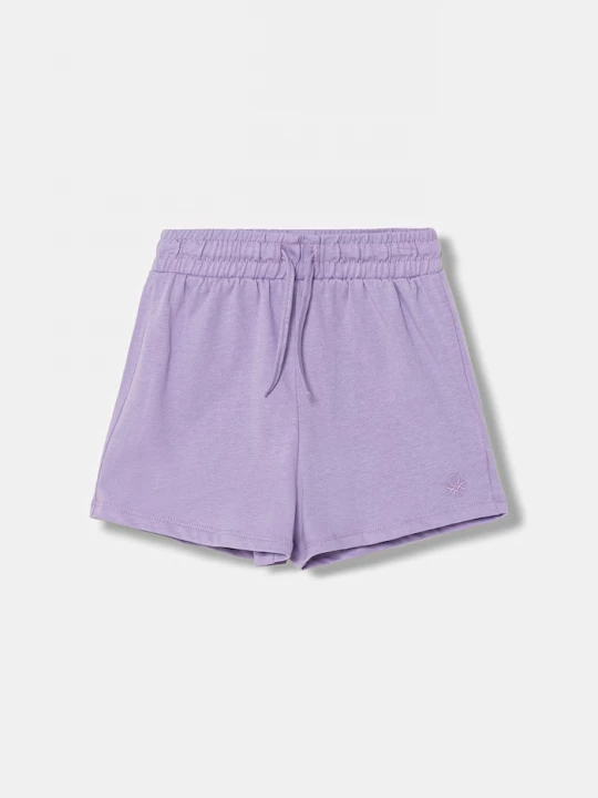 Obrázek produktu United Colors of Benetton teplákové šortky dětské bavlněné fialová