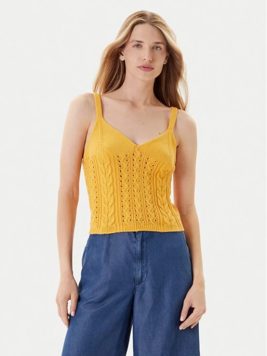 Obrázek produktu United Colors Of Benetton Top 101TDH01B Žlutá Slim Fit