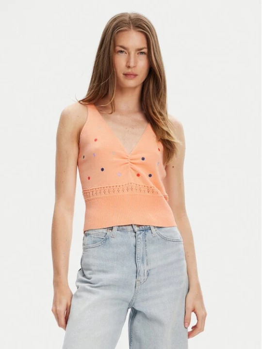 Obrázek produktu United Colors Of Benetton Top 10C1EH01A Oranžová Regular Fit