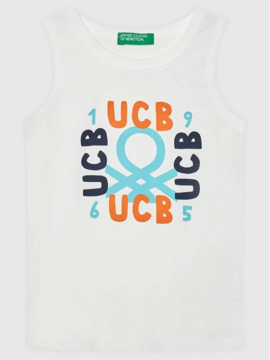 Obrázek produktu United Colors Of Benetton Top 3I1XGH002 Bílá Regular Fit