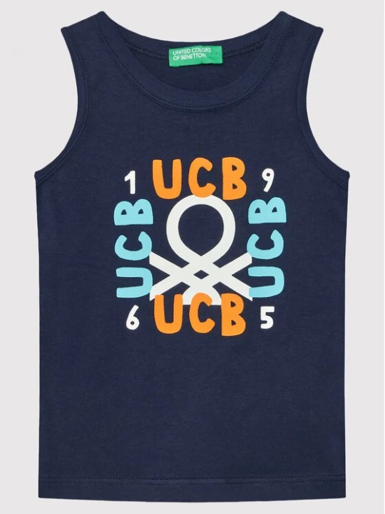 Obrázek produktu United Colors Of Benetton Top 3I1XGH002 Tmavomodrá Regular Fit
