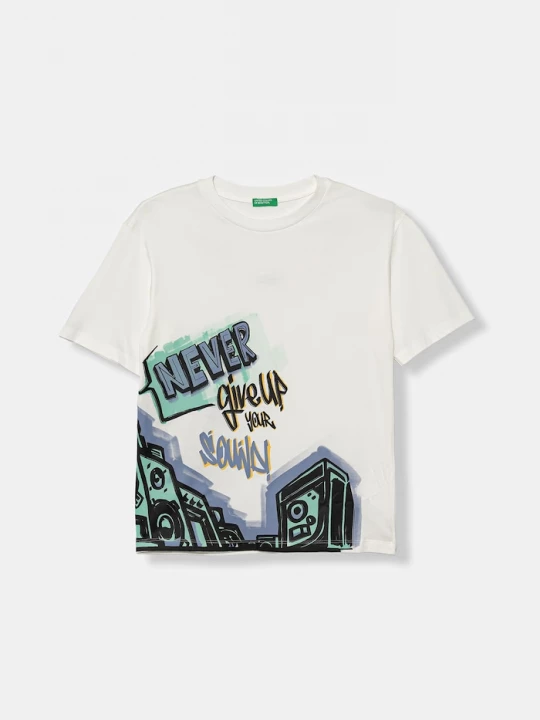 Obrázek produktu United Colors of Benetton tričko dětské bavlněné