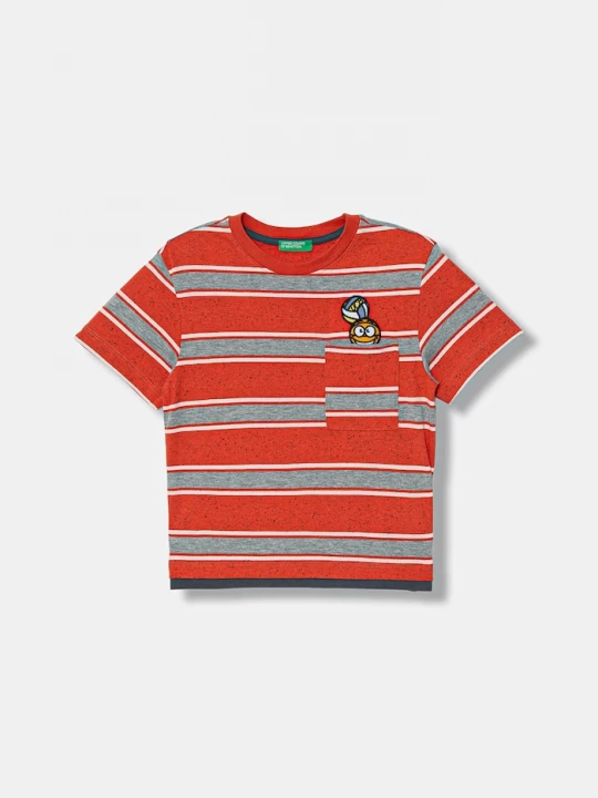 Obrázek produktu United Colors of Benetton tričko dětské bavlněné červená