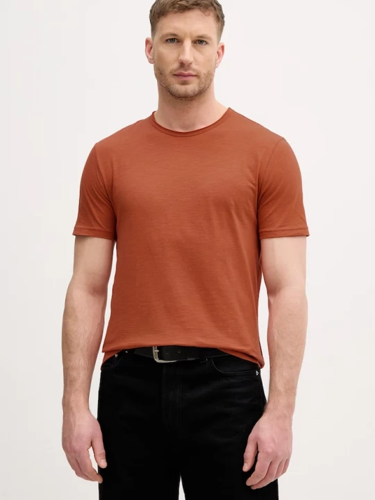 Obrázek produktu United Colors of Benetton tričko pánské bavlněné oranžová
