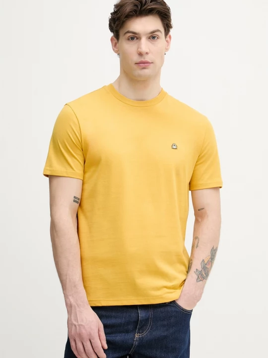 Obrázek produktu United Colors of Benetton tričko pánské bavlněné žlutá