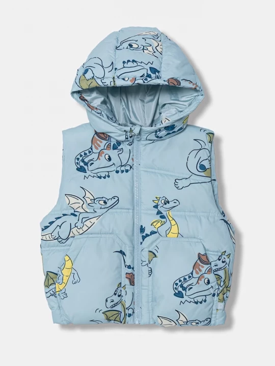 Obrázek produktu United Colors of Benetton vesta s kapucí tyrkysová