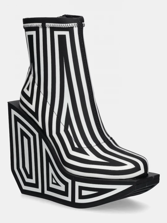 Obrázek produktu United Nude Kožené kotníkové boty United Nude Wa Bootie Hi černá