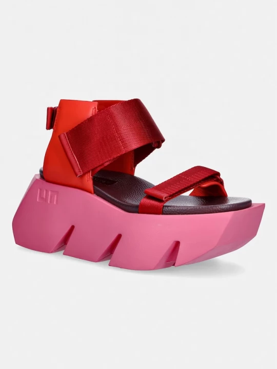 Obrázek produktu United Nude sandály na platformě dámské Bull Run růžová