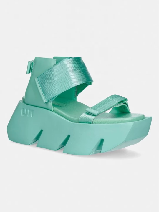 Obrázek produktu United Nude sandály na platformě dámské Bull Run tyrkysová