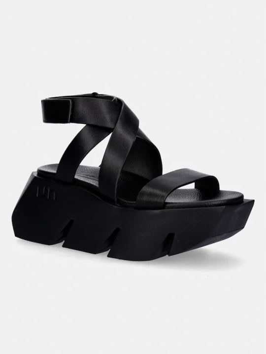 Obrázek produktu United Nude sandály na platformě kožené Bull Way černá