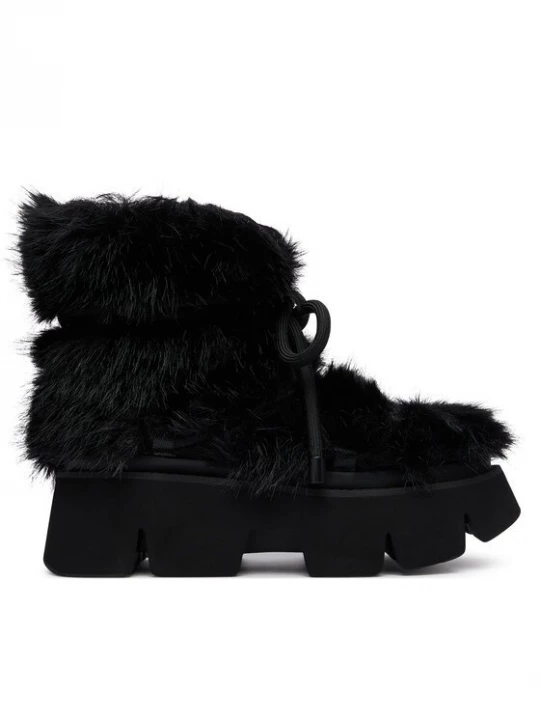 Obrázek produktu United Nude Sněhule Stomper Fur Boot 1104801120 Černá