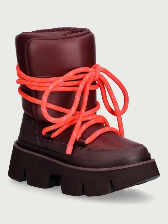 Obrázek produktu United Nude Stomper Snow Boot sběhule dámské burgundské
