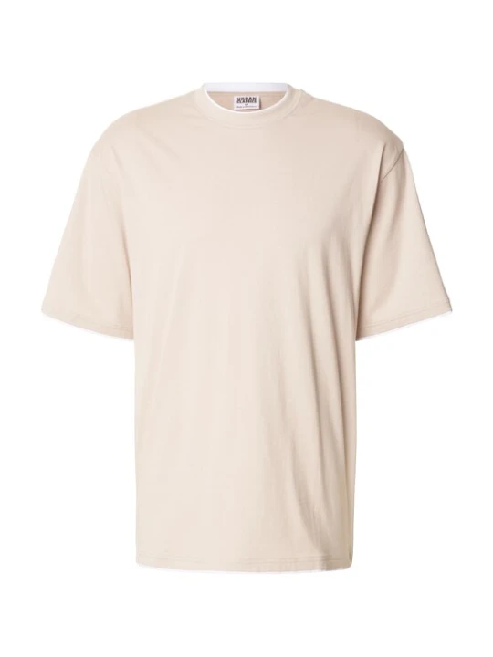 Obrázek produktu Urban Classics Big & Tall Tričko 'Contrast' bílá / barva bílé vlny