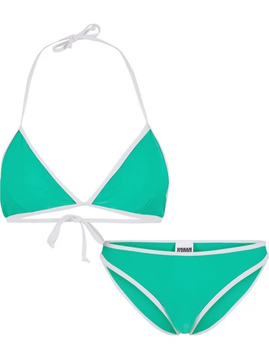 Obrázek produktu Urban Classics Bikiny  zelená / bílá