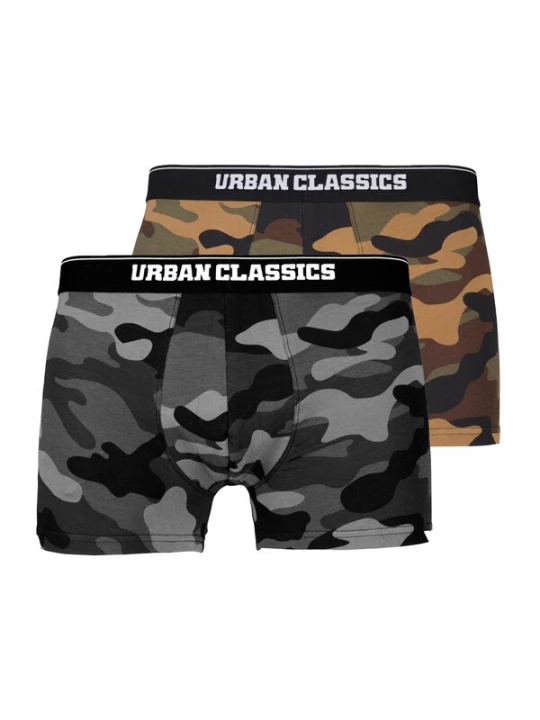 Obrázek produktu Urban Classics Boxerky  písková / hnědá / šedá / khaki / černá