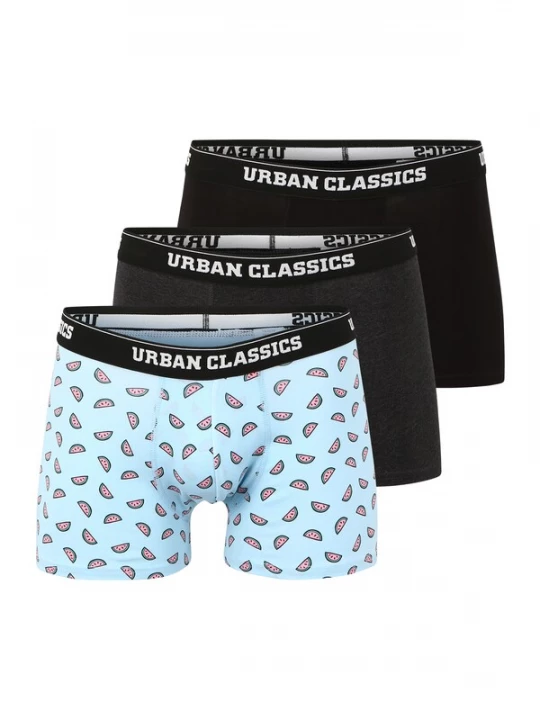 Obrázek produktu Urban Classics Boxerky světlemodrá / antracitová / růžová / černá