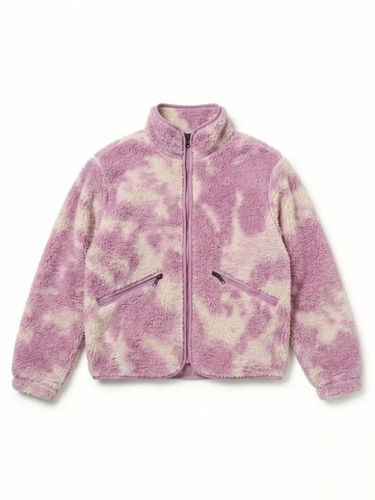 Obrázek produktu Urban Classics Fleecová mikina orchidej / offwhite