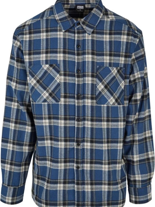 Obrázek produktu Urban Classics Košile 'Lake'  krémová / nebeská modř / černá