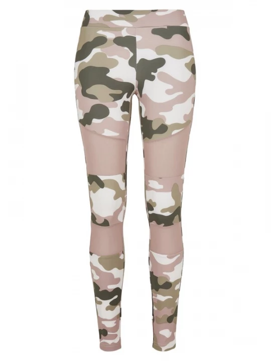 Obrázek produktu Urban Classics Legíny  khaki / tmavě zelená / růžová / bílá