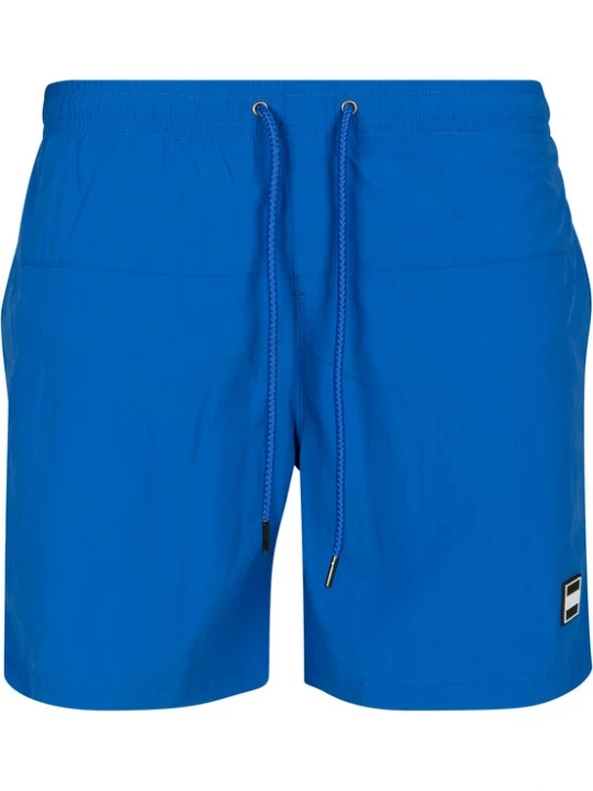 Obrázek produktu Urban Classics Plavecké šortky  kobaltová modř / černá / bílá