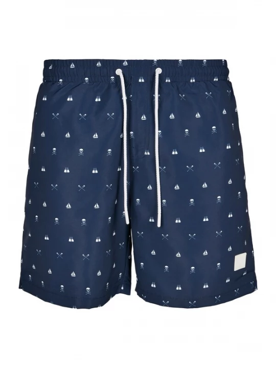 Obrázek produktu Urban Classics Plavecké šortky  marine modrá / bílá