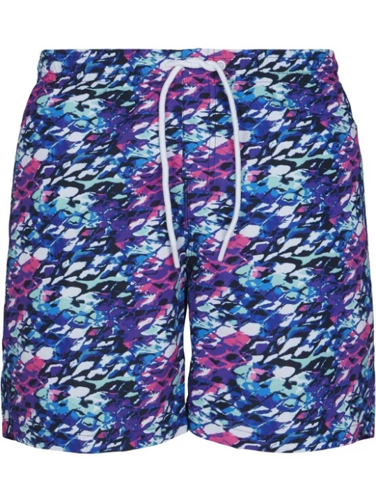 Obrázek produktu Urban Classics Plavecké šortky  modrá / mátová / fuchsiová / bílá