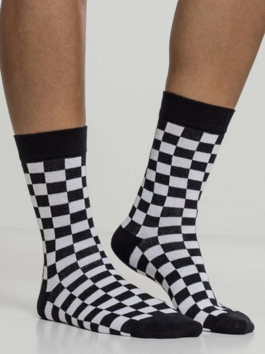 Obrázek produktu Urban Classics Ponožky 'Checker' černá / bílá