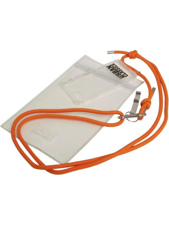 Obrázek produktu Urban Classics Pouzdro na smartphone oranžová / černá / průhledná