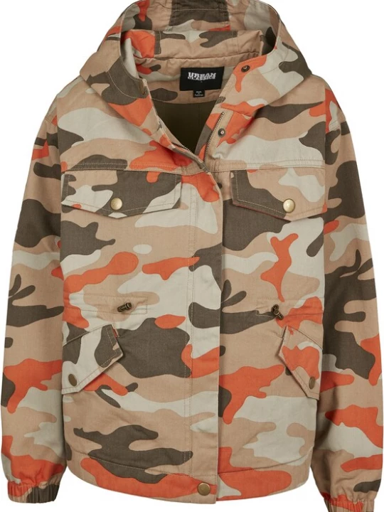 Obrázek produktu Urban Classics Přechodná bunda béžová / světle hnědá / khaki / oranžová