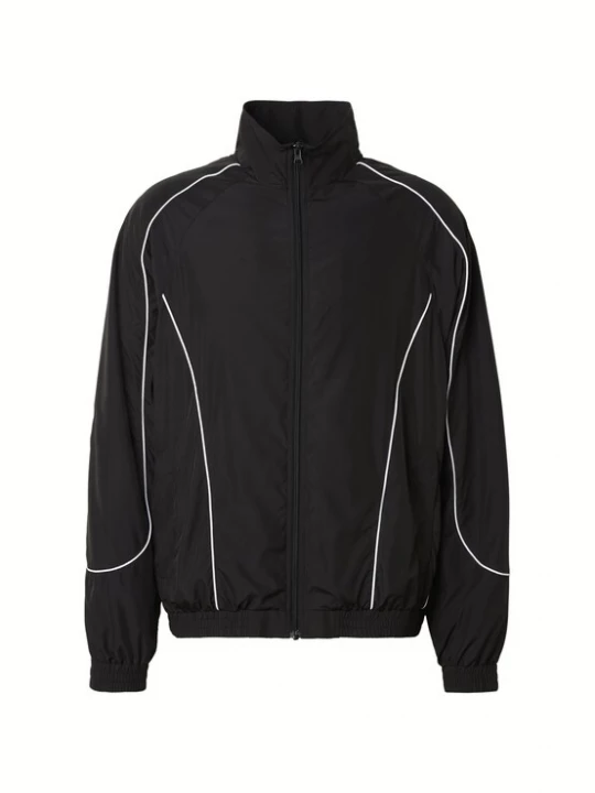 Obrázek produktu Urban Classics Přechodná bunda 'Extra Volume' černá / bílá