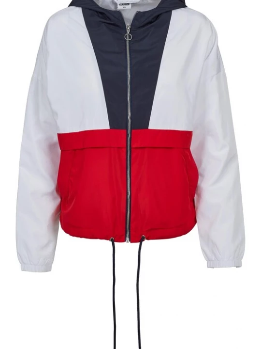Obrázek produktu Urban Classics Přechodná bunda  námořnická modř / ohnivá červená / bílá