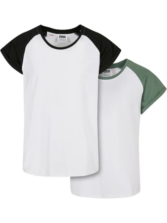 Obrázek produktu Urban Classics Tričko  khaki / černá / bílá