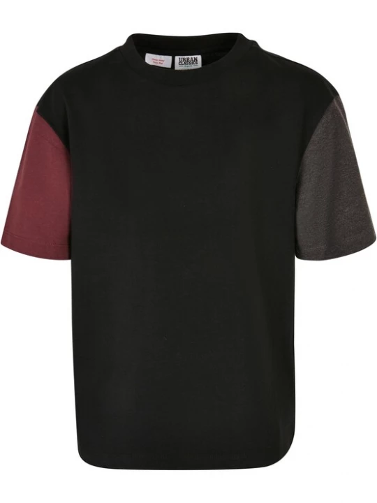 Obrázek produktu Urban Classics Tričko  šedá / bordó / černá