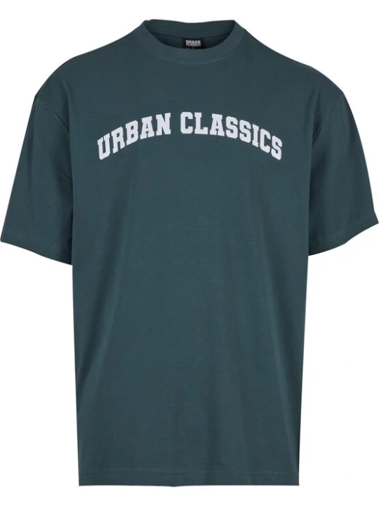 Obrázek produktu Urban Classics Tričko  tmavě zelená / bílá