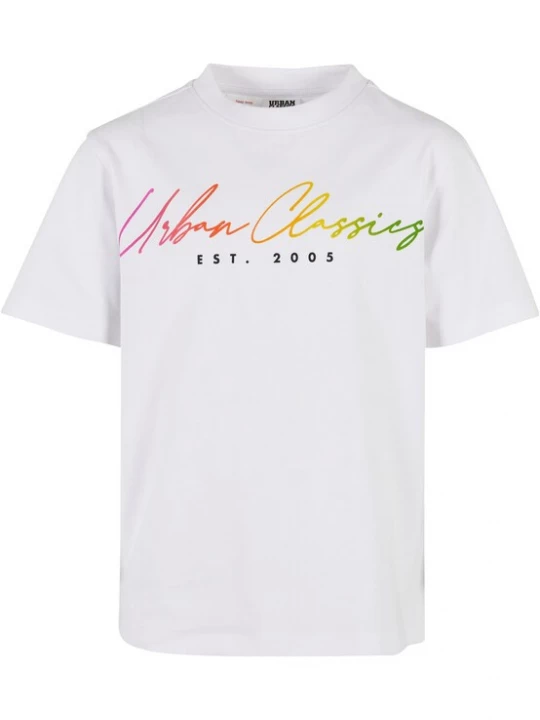 Obrázek produktu Urban Classics Tričko  zelená / oranžová / pink / offwhite
