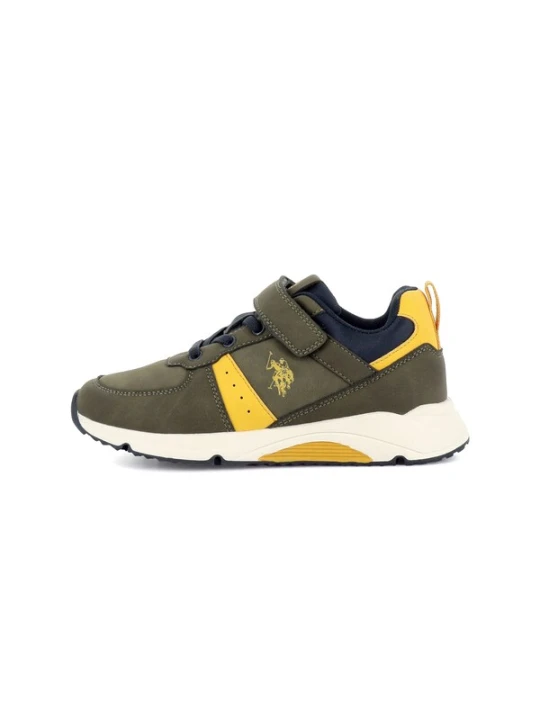 Obrázek produktu US POLO ASSN. Tenisky 'Jordy' žlutá / olivová
