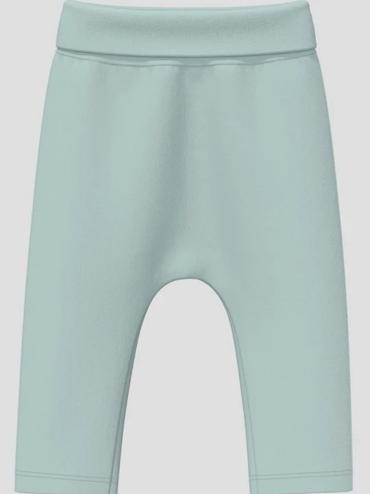 Obrázek produktu Útulné unisex legíny s ohrnovacím pasem s.Oliver tyrkysová