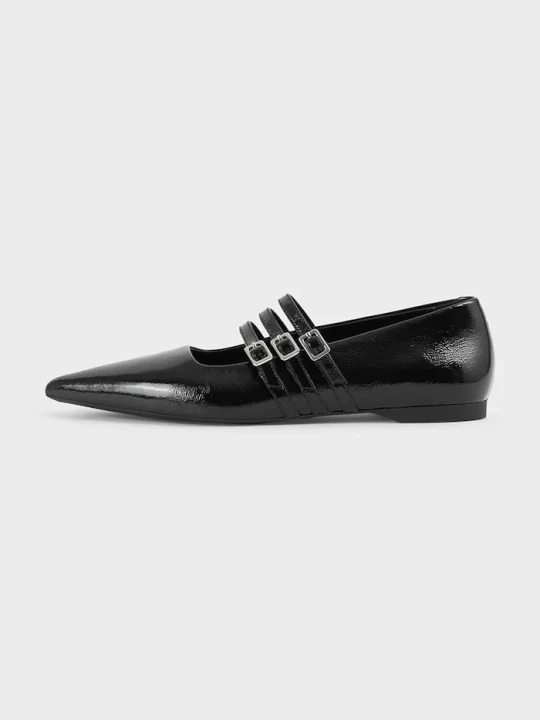 Obrázek produktu Vagabond Shoemakers Kožené baleríny Vagabond Shoemakers HERMINE černá