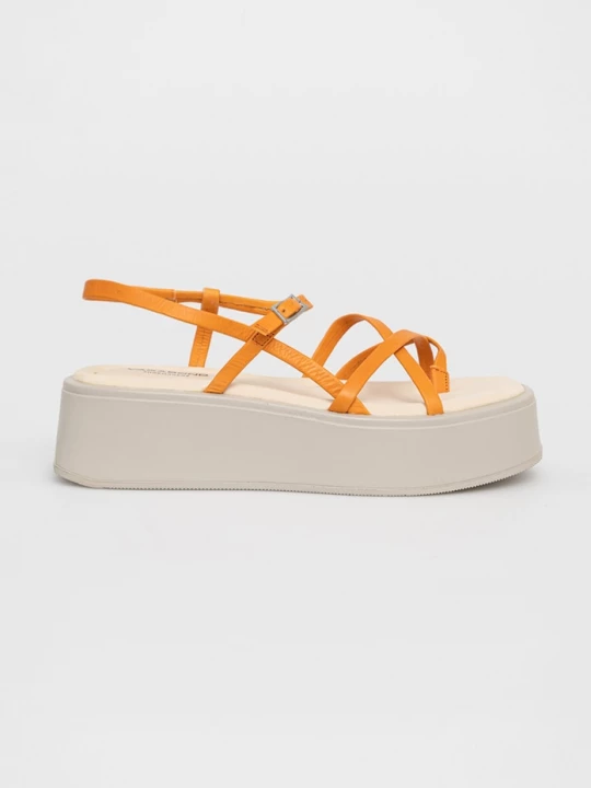 Obrázek produktu Vagabond Shoemakers Kožené sandály Courtney oranžová