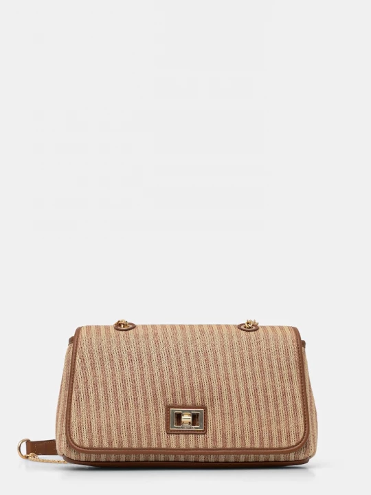 Obrázek produktu Valentino Bags crossbody kabelka dámská z pletenky SELENE béžová