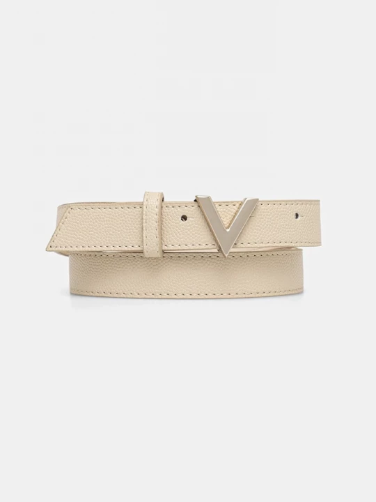 Obrázek produktu Valentino Bags pásek dámský z imitace kůže béžová