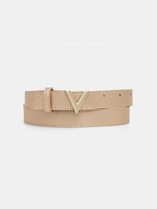 Obrázek produktu Valentino Bags pásek dámský z imitace kůže zlatá