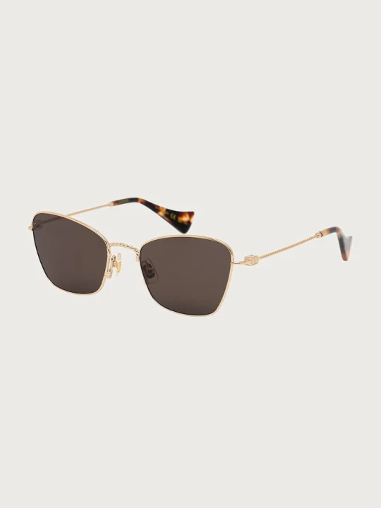 Obrázek produktu Valentino Eyewear sluneční brýle „kočičí oči“ dámské zlatá