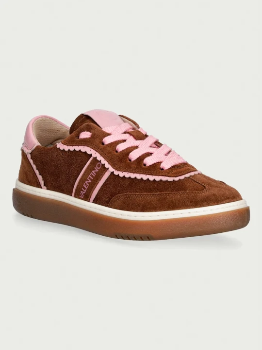 Obrázek produktu Valentino GLOSSY MORO / PINK sneakers boty dámské semišové hnědá