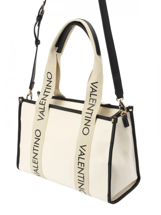 Obrázek produktu VALENTINO Kabelka 'Candle'  starobéžová / černá / offwhite
