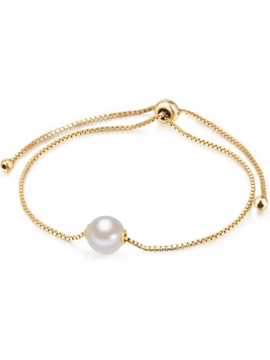 Obrázek produktu Valero Pearls Náramek zlatá / perlově bílá