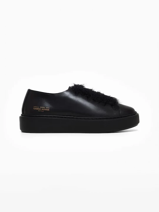 Obrázek produktu Vanda Novak Kožené sneakers boty Vanda Novak Grace černá